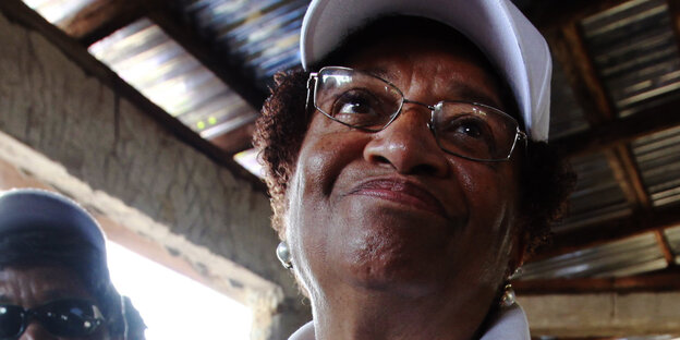 Porträt-Foto der früheren Präsidentin Liberias, Ellen Johnson-Sirleaf. Porträt-Foto der früheren Präsidentin Liberias, Ellen Johnson-Sirleaf.