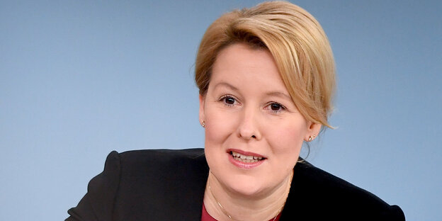 Bundesfamilienministerin Franziska Giffey Bundesfamilienministerin Franziska Giffey