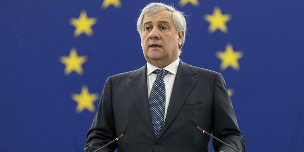 EU-Parlamentspräsident Antonio Tajani EU-Parlamentspräsident Antonio Tajani