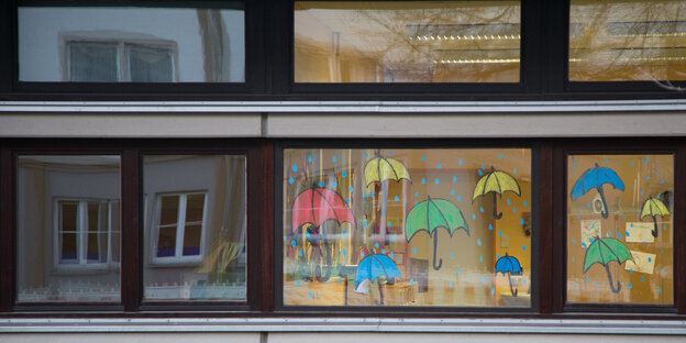 Fenster einer Schule