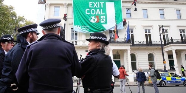 Greenpeace protestiert gegen Kohle in London Greenpeace protestiert gegen Kohle in London
