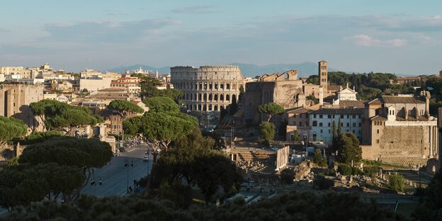 Blick auf das Forum Romanum in Rom Blick auf das Forum Romanum in Rom