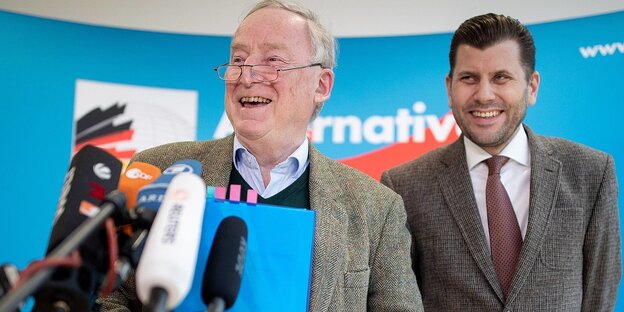 AfD-Fraktionsvorsitzender Gauland sitzt im Bundestag