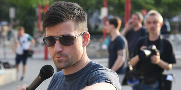 Der Sprecher der Identitären Martin Sellner Der Sprecher der Identitären Martin Sellner