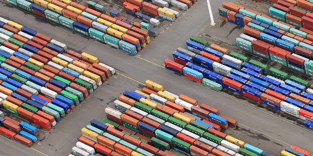Container von oben Container von oben