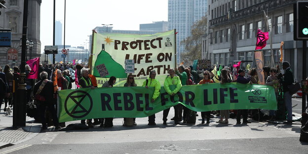 Demo von Extinction Rebellion Demo von Extinction Rebellion