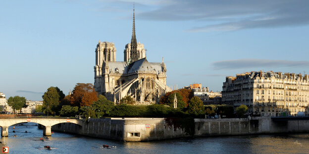 Blick auf Notre-Dame Blick auf Notre-Dame