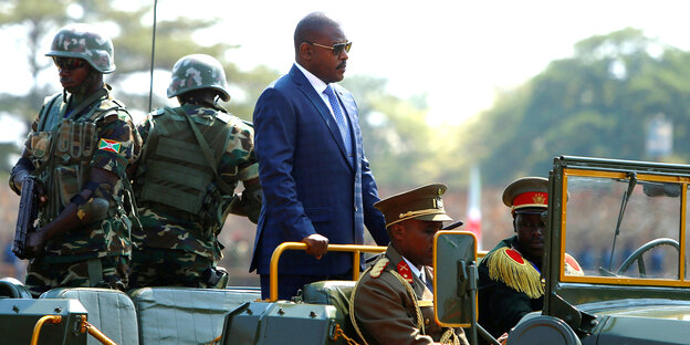 Burundis Präsident Pierre Nkurunziza Burundis Präsident Pierre Nkurunziza