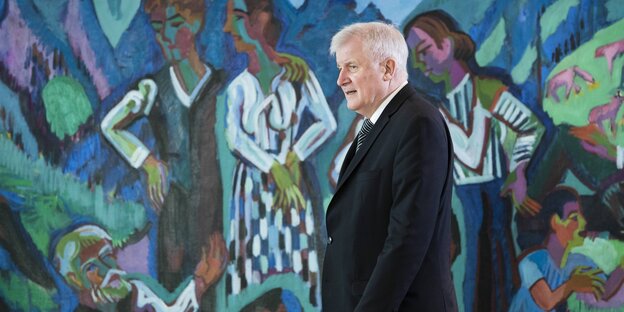 Horst Seehofer vor einer Sitzung des Bundeskabinetts Horst Seehofer vor einer Sitzung des Bundeskabinetts