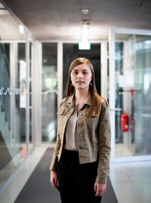 Zu sehen ist die U24-Tazlerin Lisa Rubin, 20 Jahre alt Zu sehen ist die U24-Tazlerin Lisa Rubin, 20 Jahre alt