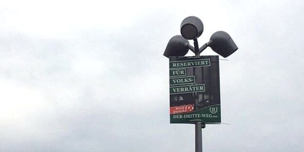 Nazi-Plakat vom Dritten Weg Nazi-Plakat vom Dritten Weg