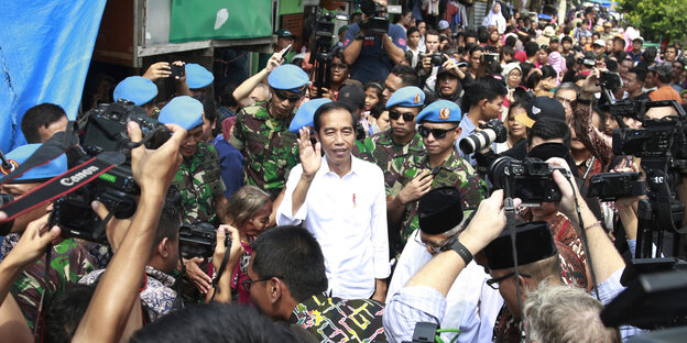 Präsident Joko Widodo in Jakarta Präsident Joko Widodo in Jakarta