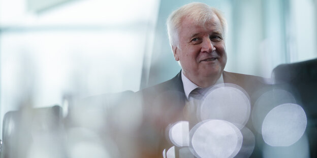 Horst Seehofer lacht Horst Seehofer lacht