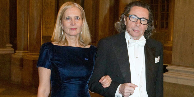 Dichterin Katarina Frostenson mit Mann Jean-Claude Arnault Dichterin Katarina Frostenson mit Mann Jean-Claude Arnault