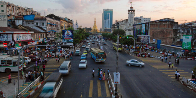 Stadtbild Yangon Stadtbild Yangon