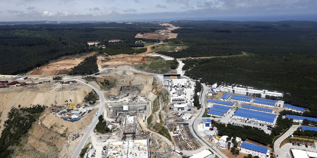 Die Baustelle der Nord Mamara Autobahn Die Baustelle der Nord Mamara Autobahn