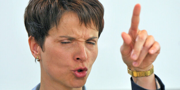 Frauke Petry von der Alternative für Deutschland Frauke Petry von der Alternative für Deutschland