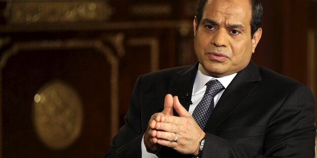 Ägyptens Präsident Al-Sisi Ägyptens Präsident Al-Sisi