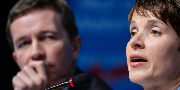 Bernd Lucke und Frauke Petry Bernd Lucke und Frauke Petry