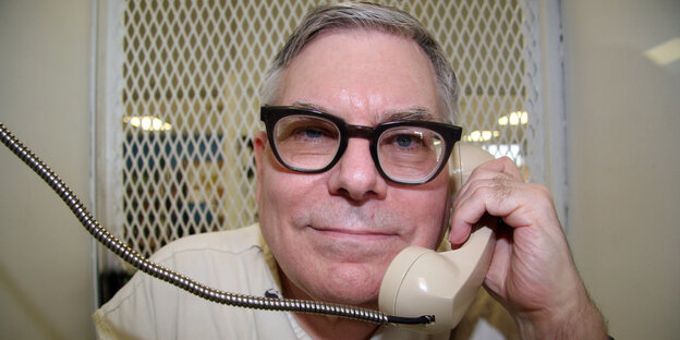 Lester Bower bei einem Telefon-Interview im Gefängnis in Livingston (Texas) am 20. Mai 2015. Lester Bower bei einem Telefon-Interview im Gefängnis in Livingston (Texas) am 20. Mai 2015.