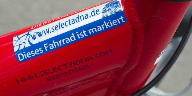 Diebstahlgeschütztes Fahrrad Diebstahlgeschütztes Fahrrad