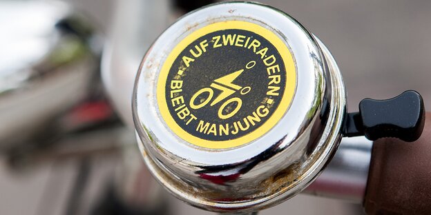 Klingel eines Fahrrads Klingel eines Fahrrads
