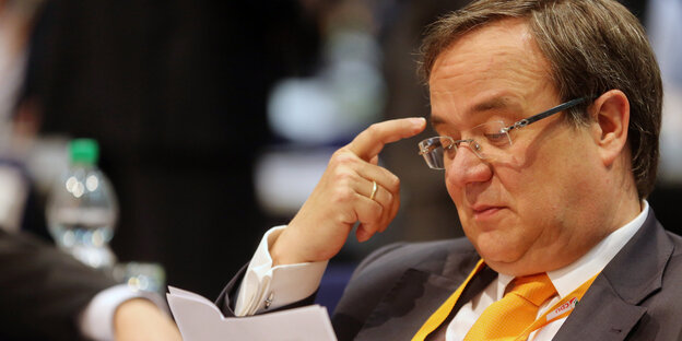 Armin Laschet auf dem 37. Landesparteitag der CDU in Essen Armin Laschet auf dem 37. Landesparteitag der CDU in Essen