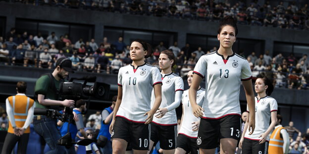 Die deutsche Nationalmannschaft im Computerspiel "Fifa 16" Die deutsche Nationalmannschaft im Computerspiel "Fifa 16"
