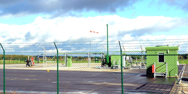 Frackinganlage bei Rotenburg/Wümme Frackinganlage bei Rotenburg/Wümme