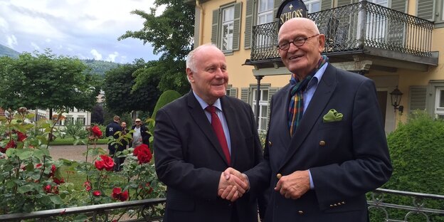 Georg Milbradt und Herbert Schmalstieg Georg Milbradt und Herbert Schmalstieg