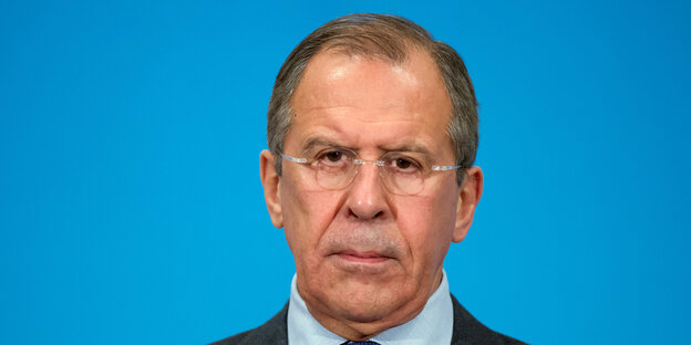 Russlands Aussenminister Sergej Lawrow Russlands Aussenminister Sergej Lawrow