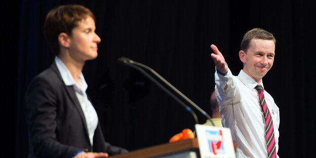 Frauke Petry (links) und Bernd Lucke (rechts) Frauke Petry (links) und Bernd Lucke (rechts)