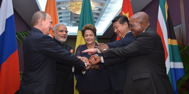 Vertreter der Brics-Staaten in Brisbane Vertreter der Brics-Staaten in Brisbane