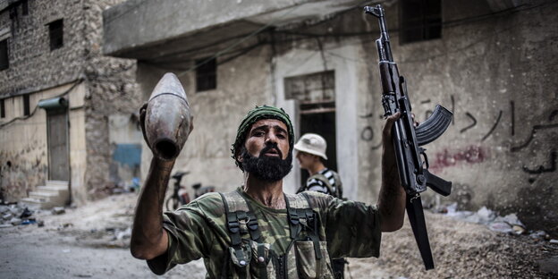 Kämpfer in Aleppo Kämpfer in Aleppo