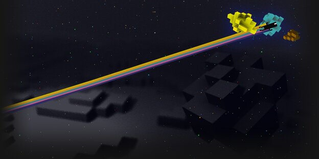 Motiv aus dem Spiel „Bit Trip Beat“ Motiv aus dem Spiel „Bit Trip Beat“