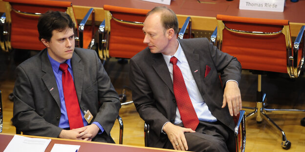 Leo Fischer und Martin Sonneborn Leo Fischer und Martin Sonneborn