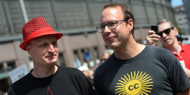 Markus Beckedahl und Andre Meister von netzpolitik.org Markus Beckedahl und Andre Meister von netzpolitik.org