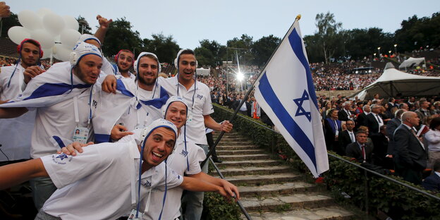 Israelische Athleten bei den Maccabi Games Israelische Athleten bei den Maccabi Games