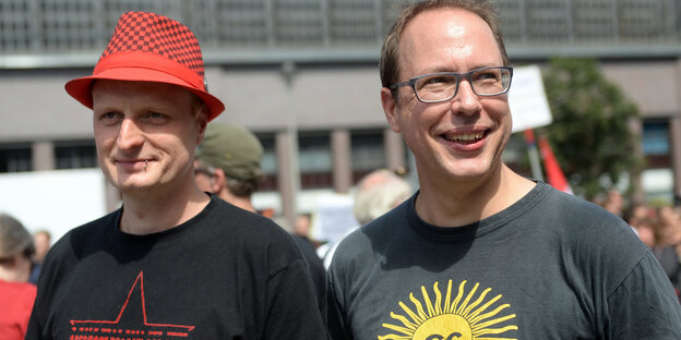 Andre Meister und Markus Beckedahl Andre Meister und Markus Beckedahl