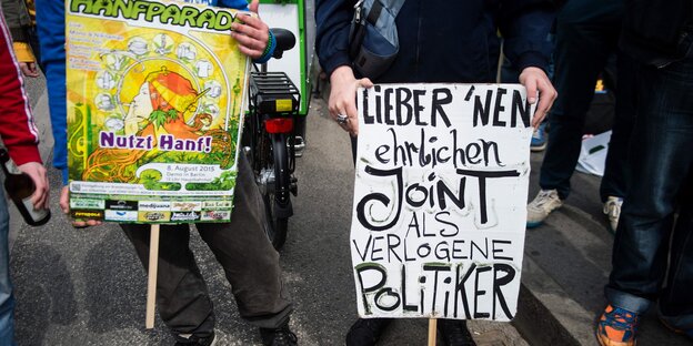 Plakate für die Hanfparade Plakate für die Hanfparade