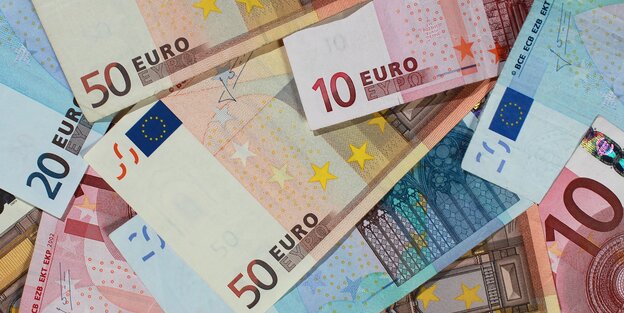 Viele Euroscheine Viele Euroscheine