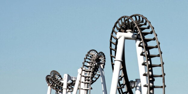 Achterbahn mit Looping Achterbahn mit Looping