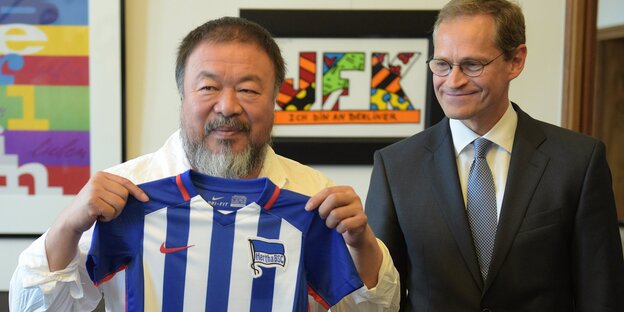 Ai Weiwei beim Regierenden Bürgermeister