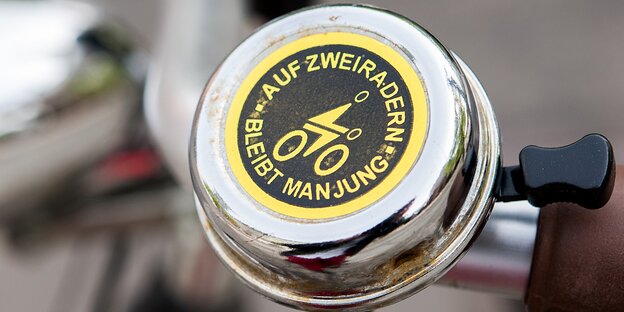 Klingel eines Fahrrads Klingel eines Fahrrads