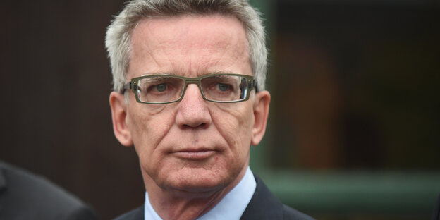 Innenminister Thomas de Maizière Innenminister Thomas de Maizière