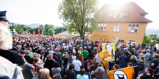 Demonstration gegen rechte Gewalt in Salzhemmendorf Demonstration gegen rechte Gewalt in Salzhemmendorf