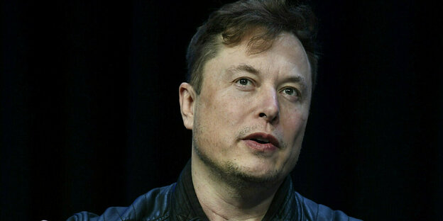 Portrait of Elon Musk
