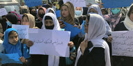 Frauendemonstration in Afghanistan