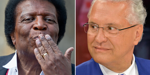 Roberto Blanco und Joachim Herrmann Roberto Blanco und Joachim Herrmann