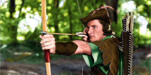 Robin Hood, mit Pfleil und Bogen Robin Hood, mit Pfleil und Bogen